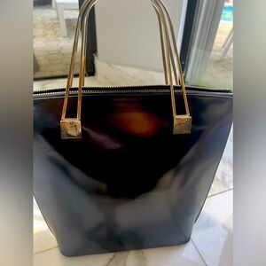 Celine black purse so chic!